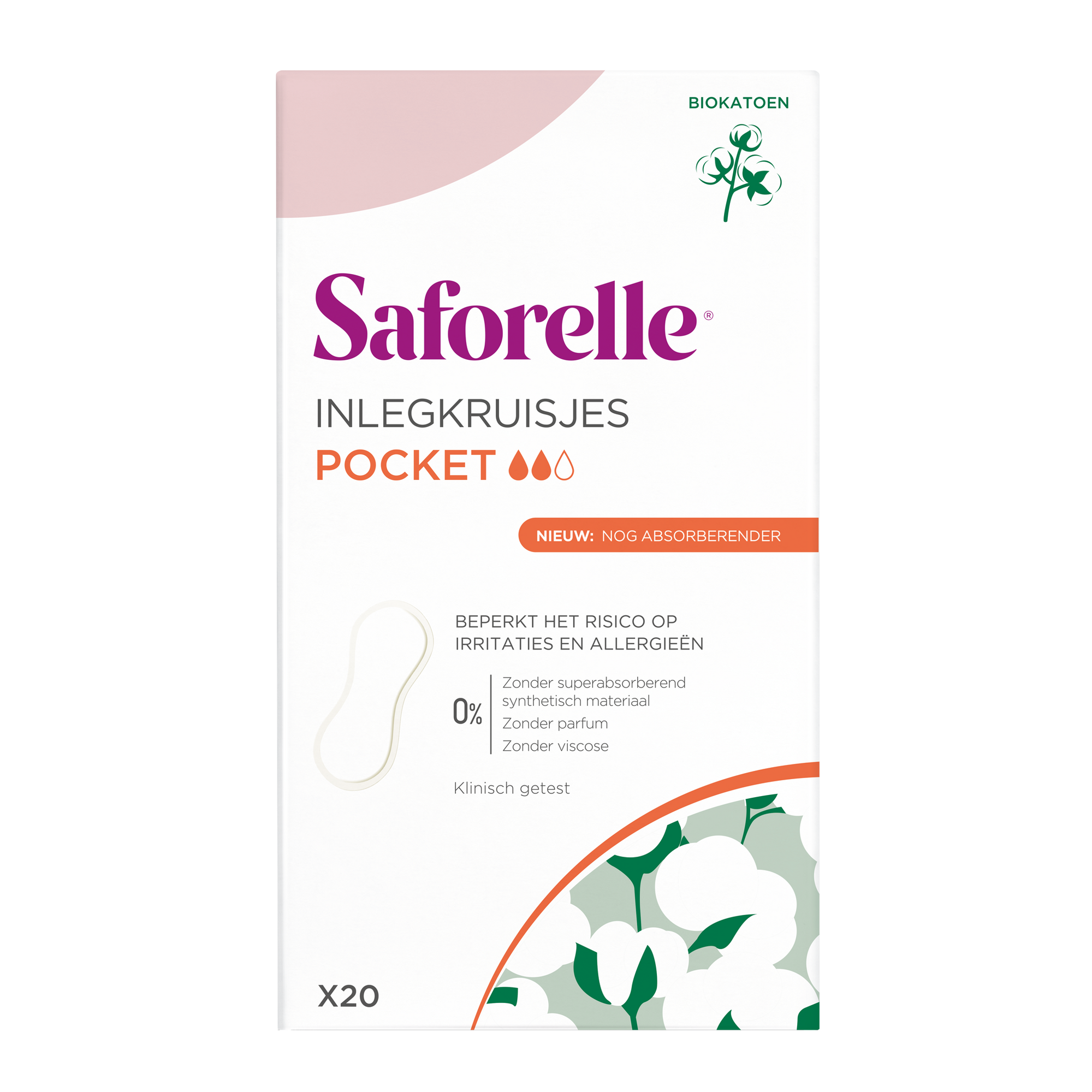 Pocket Inlegkruisjes Biokatoen