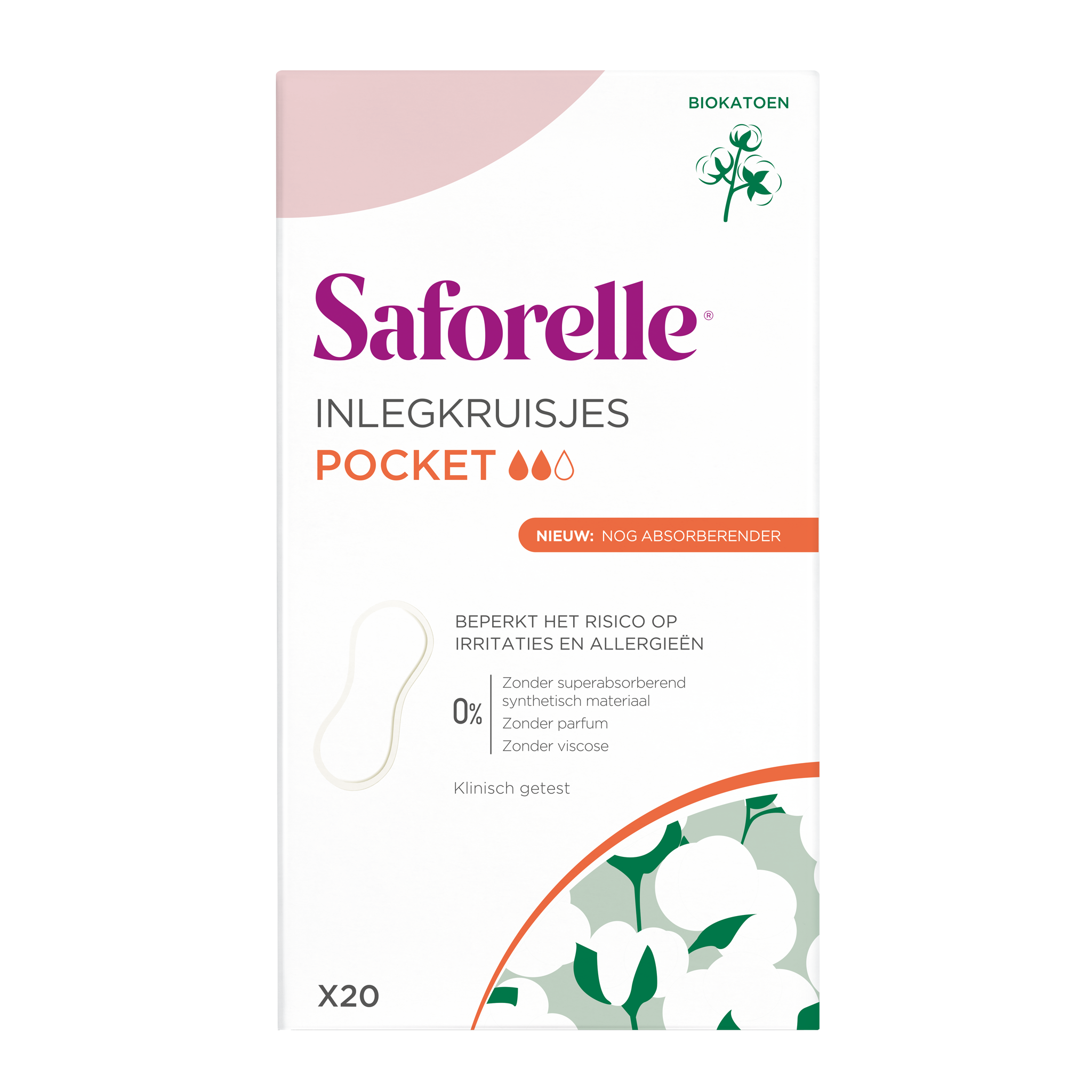 Pocket Inlegkruisjes Biokatoen