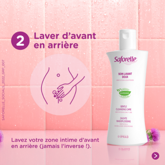 Saforelle une zone intime saine en 4 étapes