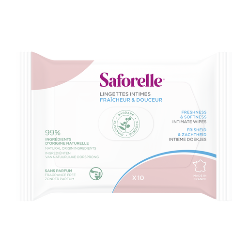 Lingettes Intimes Fraîcheur & Douceur, Format pocket, medium