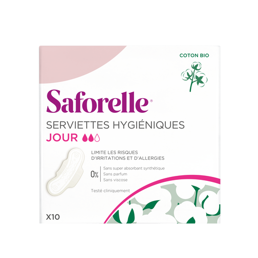 Serviettes Hygiéniques JOUR,  Serviettes Hygiéniques JOUR